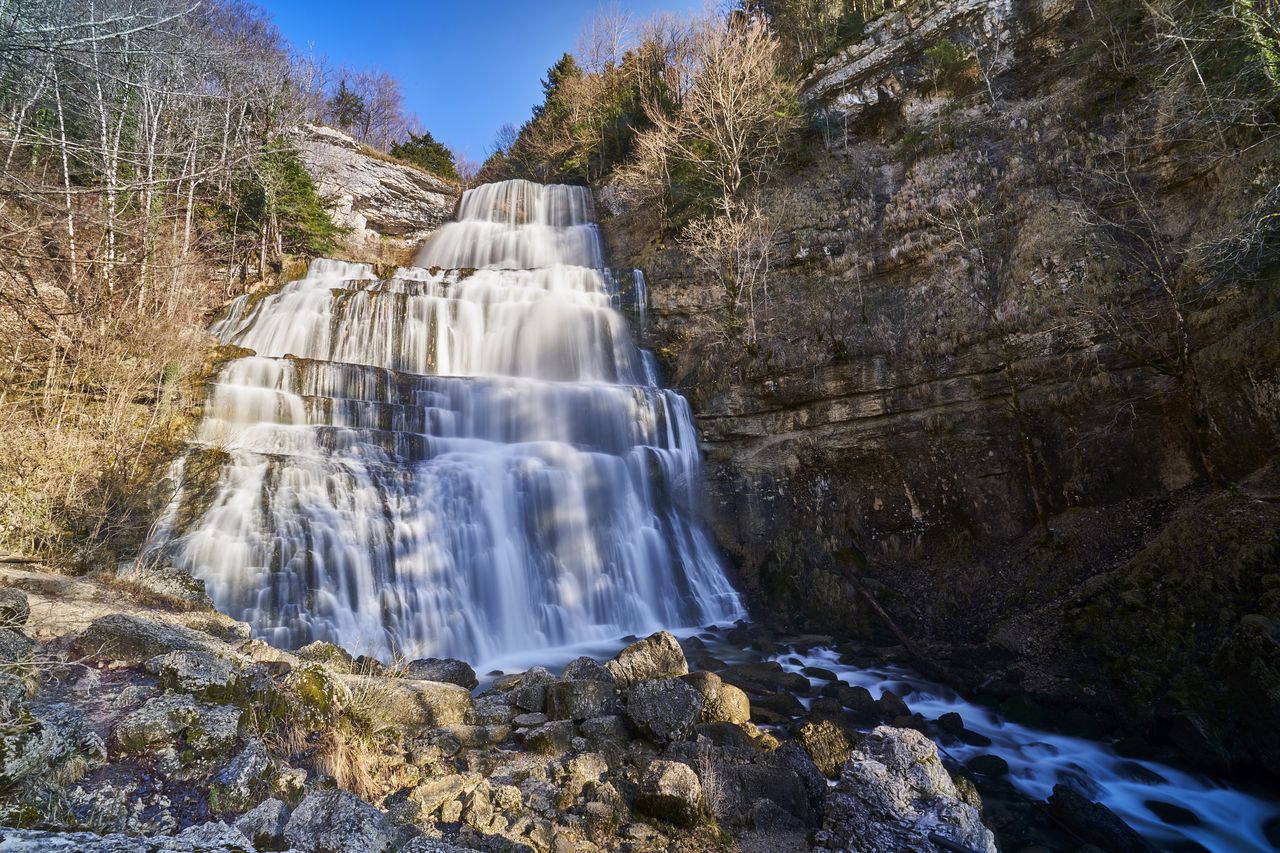 Paysage Cascade Cascade du Herisson CascadeHerisson2020-03